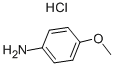 p-アニシジン塩酸塩 化学構造式