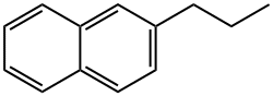 2-プロピルナフタレン 化学構造式