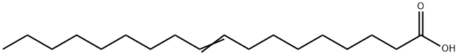 9-十八碳烯酸,2027-47-6,结构式