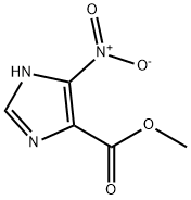5-硝基咪唑-4-甲酸甲酯 结构式