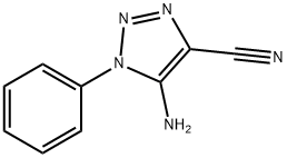 1-PHENYL-5-AMINO-1,2,3-TRIAZOLE-4-NITRILE 结构式