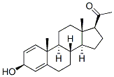 3beta-hydroxypregna-1,4-dien-20-one 结构式