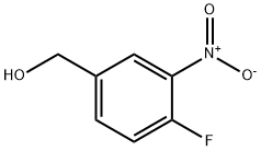 4-フルオロ-3-ニトロベンジルアルコール 化学構造式