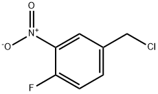 4-氟-3-硝基氯苄,20274-70-8,结构式