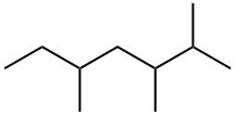2,3,5-Trimethylheptane. 结构式
