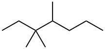 3,3,4-Trimethylheptane. 结构式
