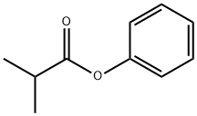 イソ酪酸 フェニル 化学構造式