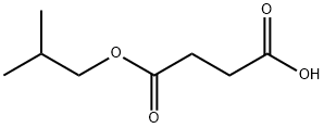 Butanedioic acid hydrogen 1-(2-methylpropyl) ester 结构式