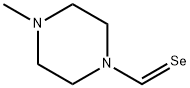 1-Piperazinecarboselenoaldehyde,4-methyl-(9CI) Structure