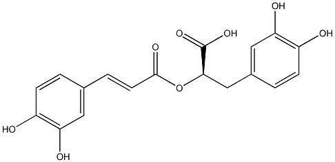 Structure of Rosmarinic Acid Structure of Rosmarinic Acid