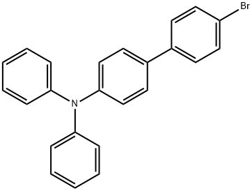 4-ブロモ-4'-(ジフェニルアミノ)ビフェニル 化学構造式