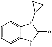 1-环丙基-1,3-二氢-2H-苯并咪唑-2-酮, 202859-73-2, 结构式