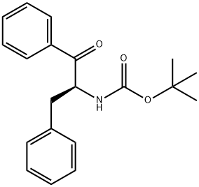 (S)-2-(BOC-AMINO)-1,3-DIPHENYL-1-PROPANONE Structure
