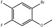 2-ブロモ-4,5-ジフルオロアニソール 化学構造式