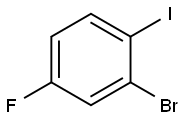 2-BROMO-4-FLUORO-1-IODOBENZENE Struktur
