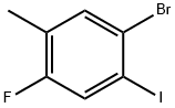 1-溴-4-氟-2-碘-5-甲苯,202865-75-6,结构式