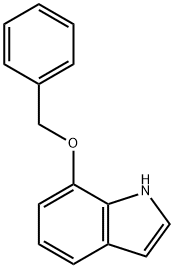 7-ベンジルオキシインドール 化学構造式