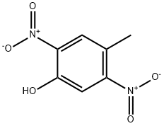 2,5-二硝基-4-甲基苯酚, 20294-52-4, 结构式