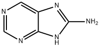 9H-プリン-8-アミン 化学構造式