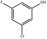 3-クロロ-5-フルオロフェノール 化学構造式