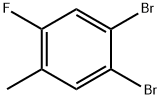 4,5-ジブロモ-2-フルオロトルエン 化学構造式