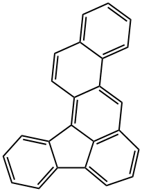 naphtho(2,1-a)fluoranthene Struktur