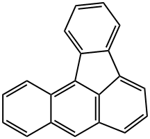 ベンゾ[a]アセアントリレン 化学構造式