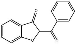 2-Benzoyl-3(2H)-benzofuranone Struktur