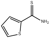 チオフェン-2-カルボチオアミド 化学構造式
