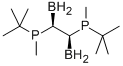 (S,S)-1,2-双[(叔丁基)甲基膦]乙烷合双硼烷,203000-48-0,结构式