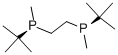 (S,S)-1,2-BIS(TERT-BUTYLMETHYLPHOSPHINO)ETHANE Structure