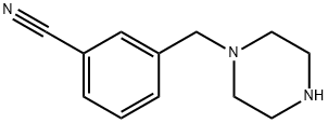 1-(3-CYANOBENZYL)PIPERAZINE 化学構造式