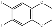 1,2-ジフルオロ-4,5-ジメトキシベンゼン 化学構造式