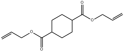 1,4-环己二羧酸二烯丙基酯(顺反异构体混和物) 结构式