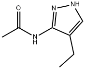 Acetamide,  N-(4-ethyl-1H-pyrazol-3-yl)- Struktur