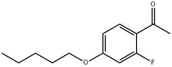 2'-FLUORO-4'-N-PENTYLOXYACETOPHENONE Struktur