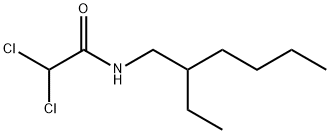 2,2-dichloro-N-(2-ethylhexyl)acetamide 化学構造式