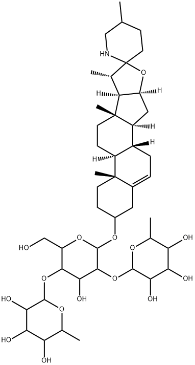 [(22R,25R)-スピロソラ-5-エン-3β-イル]2-O,4-O-ビス(6-デオキシ-α-L-マンノピラノシル)-β-D-グルコピラノシド