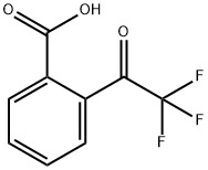Benzoic acid, 2-(trifluoroacetyl)- (9CI) 化学構造式