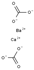 carbonic acid, barium calcium salt Structure