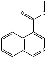 メチル4-イソキノリンカルボキシラート 化学構造式