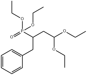 DIETHYL[3,3-DIETHOXY-1-(PHENYLMETHYL)PROPYL]PHOSPHONATE Structure