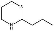 テトラヒドロ-2-プロピル-2H-1,3-チアジン 化学構造式