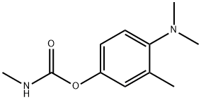 4-ジメチルアミノ-3-メチルフェニル=N-メチルカルバマート 化学構造式
