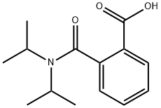 N,N-ジイソプロピルフタルアミド酸 化学構造式