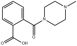 2-(4-甲基哌嗪-1基)羧基-苯甲酸 结构式