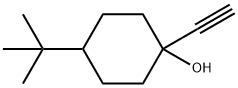 4-叔丁基-1-乙炔基环己醇, 20325-03-5, 结构式