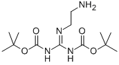 2-(2-氨基乙基)-1,3-二叔丁氧羰基胍, 203258-44-0, 结构式
