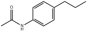 N1-(4-プロピルフェニル)アセトアミド 化学構造式