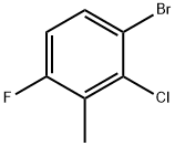 3-BROMO-2-CHLORO-6-FLUOROTOLUENE Struktur
